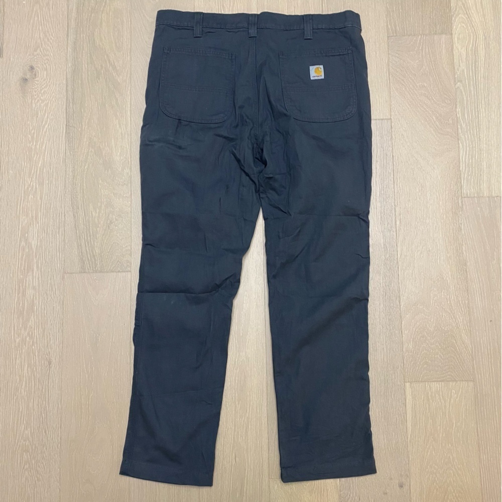 Carhartt MEN'S 5-POCKET PANT - TAPERED SLIM FIT - RUGGED FLEX® - CANVAS 38 x 30